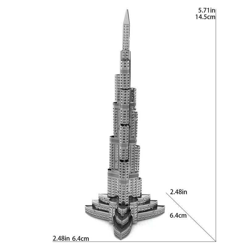 Architectural Diy Handmade 3D Metal Puzzle Adult Stereo Model Assembly Educational Toy High - Image 1